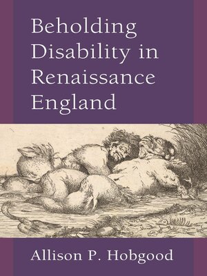 cover image of Beholding Disability in Renaissance England